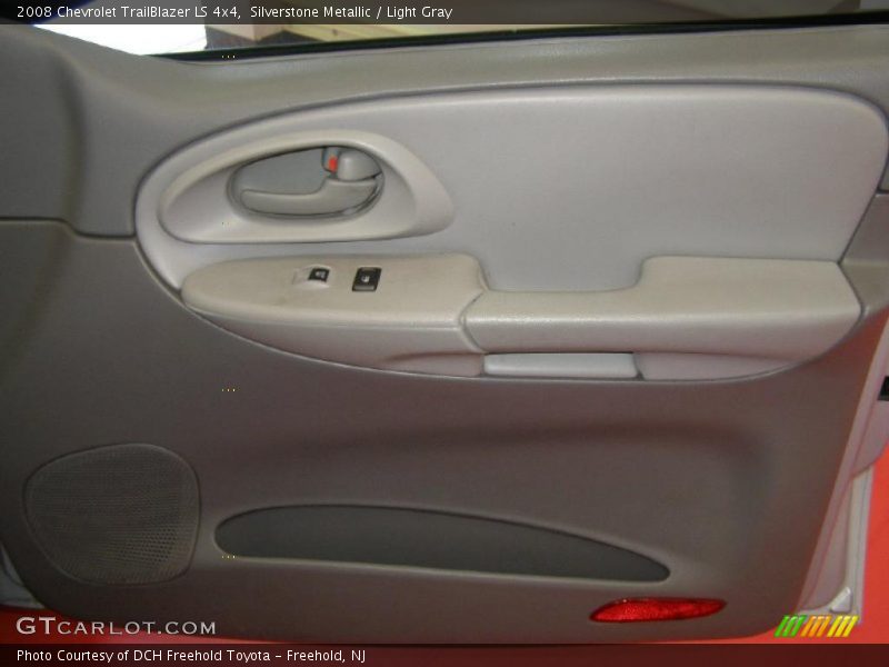 Silverstone Metallic / Light Gray 2008 Chevrolet TrailBlazer LS 4x4