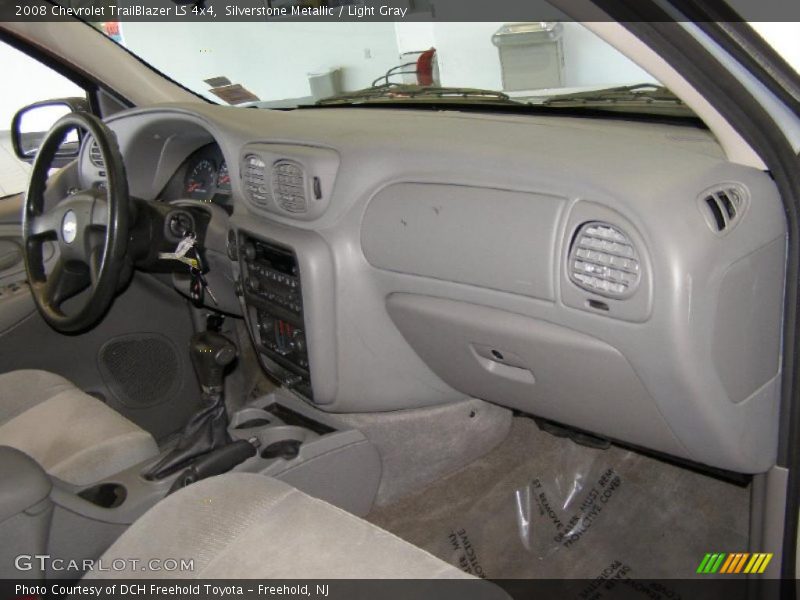 Silverstone Metallic / Light Gray 2008 Chevrolet TrailBlazer LS 4x4
