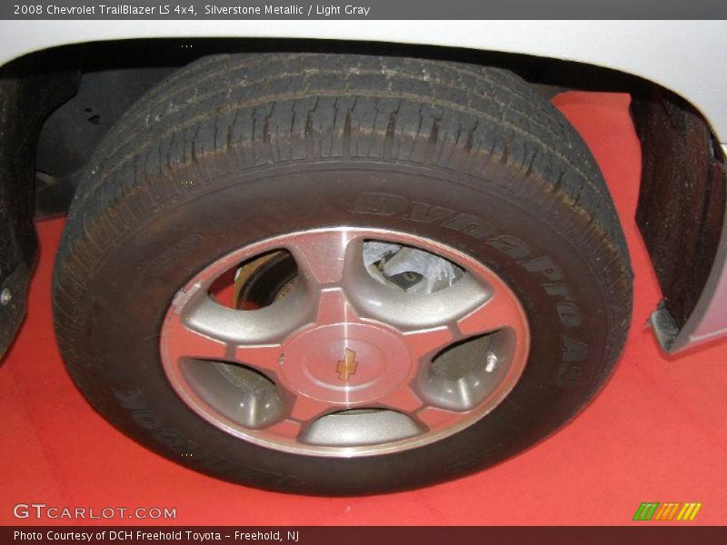 Silverstone Metallic / Light Gray 2008 Chevrolet TrailBlazer LS 4x4