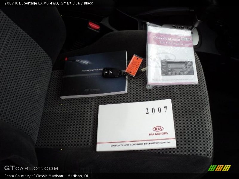 Smart Blue / Black 2007 Kia Sportage EX V6 4WD
