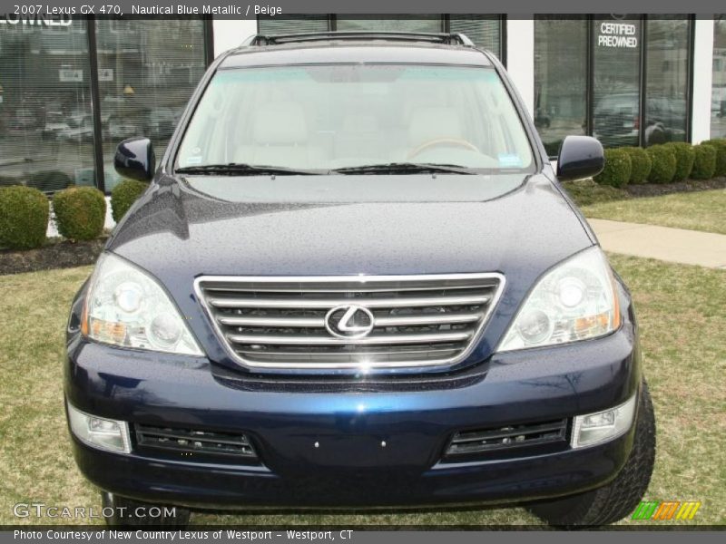 Nautical Blue Metallic / Beige 2007 Lexus GX 470