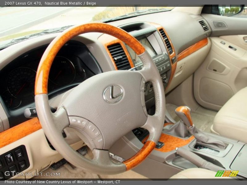 Nautical Blue Metallic / Beige 2007 Lexus GX 470