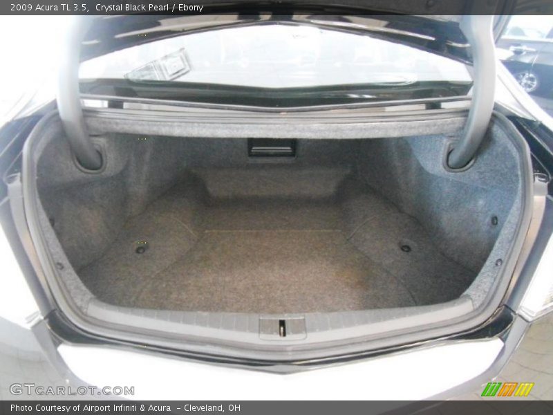 Crystal Black Pearl / Ebony 2009 Acura TL 3.5