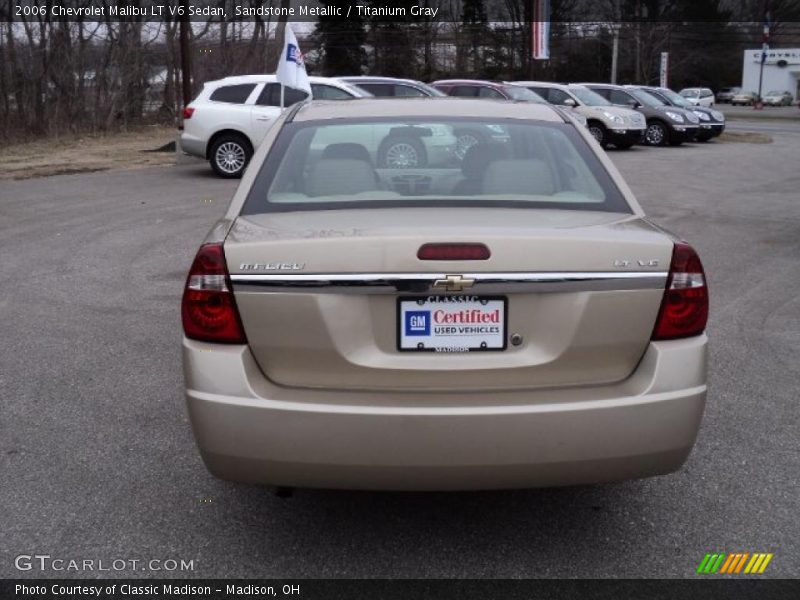Sandstone Metallic / Titanium Gray 2006 Chevrolet Malibu LT V6 Sedan