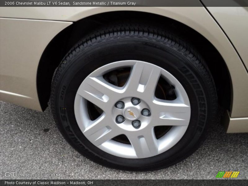 Sandstone Metallic / Titanium Gray 2006 Chevrolet Malibu LT V6 Sedan