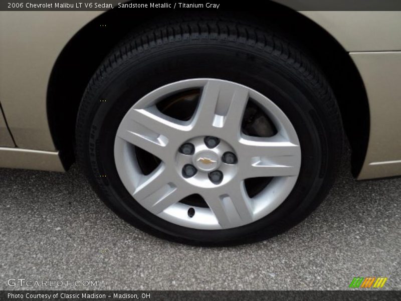 Sandstone Metallic / Titanium Gray 2006 Chevrolet Malibu LT V6 Sedan