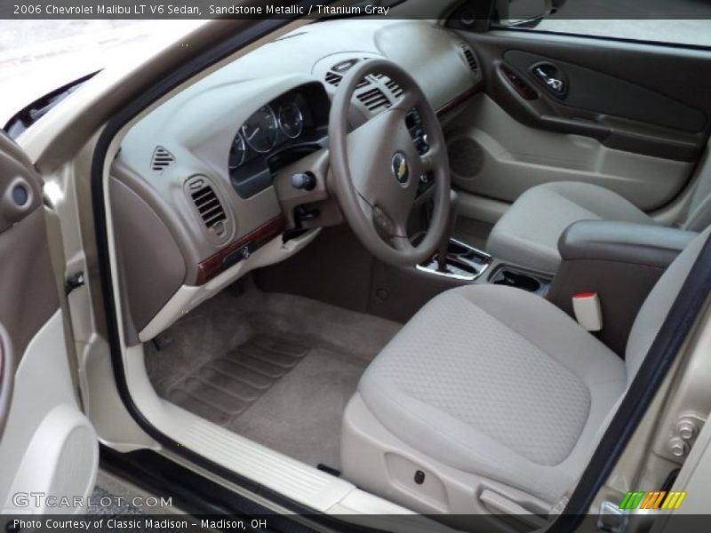 Sandstone Metallic / Titanium Gray 2006 Chevrolet Malibu LT V6 Sedan