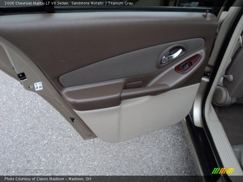 Sandstone Metallic / Titanium Gray 2006 Chevrolet Malibu LT V6 Sedan