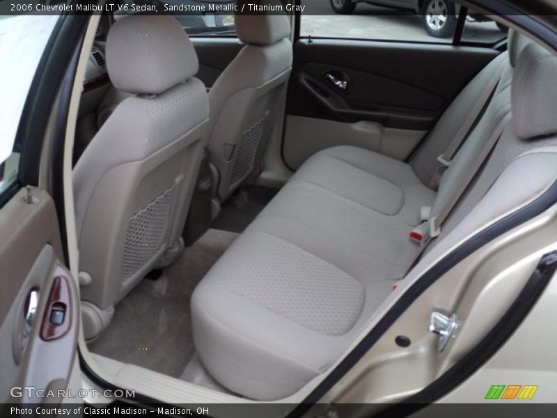 Sandstone Metallic / Titanium Gray 2006 Chevrolet Malibu LT V6 Sedan