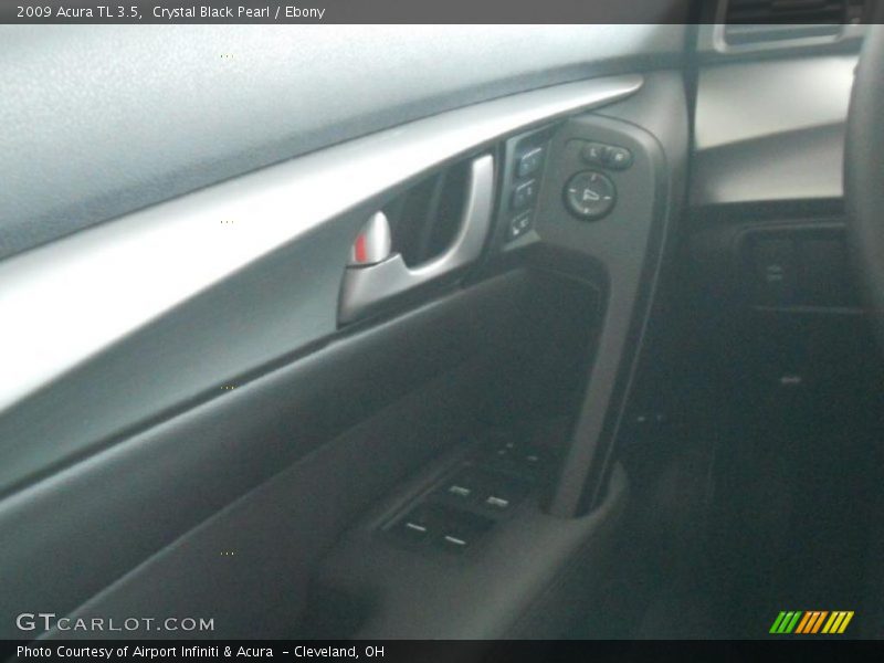 Crystal Black Pearl / Ebony 2009 Acura TL 3.5