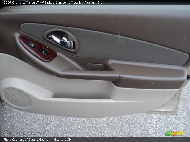 Sandstone Metallic / Titanium Gray 2006 Chevrolet Malibu LT V6 Sedan