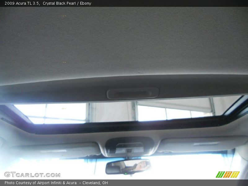 Crystal Black Pearl / Ebony 2009 Acura TL 3.5