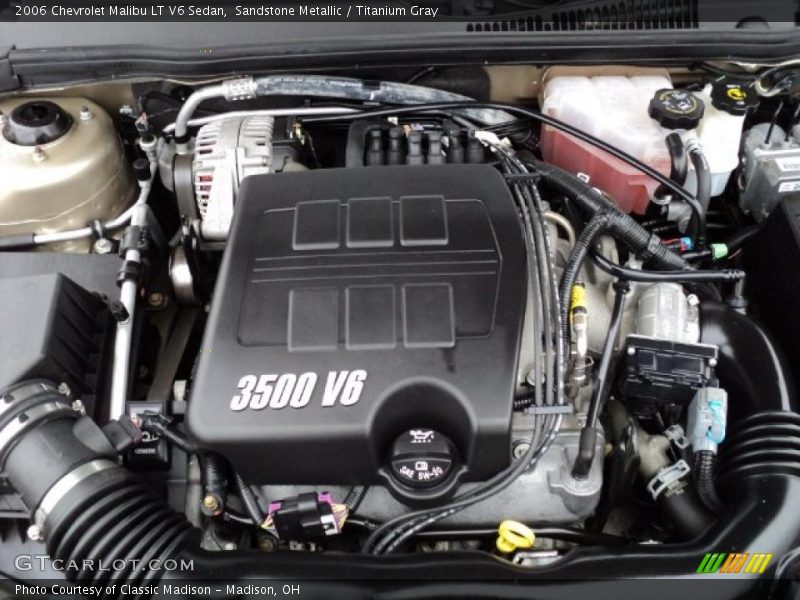Sandstone Metallic / Titanium Gray 2006 Chevrolet Malibu LT V6 Sedan