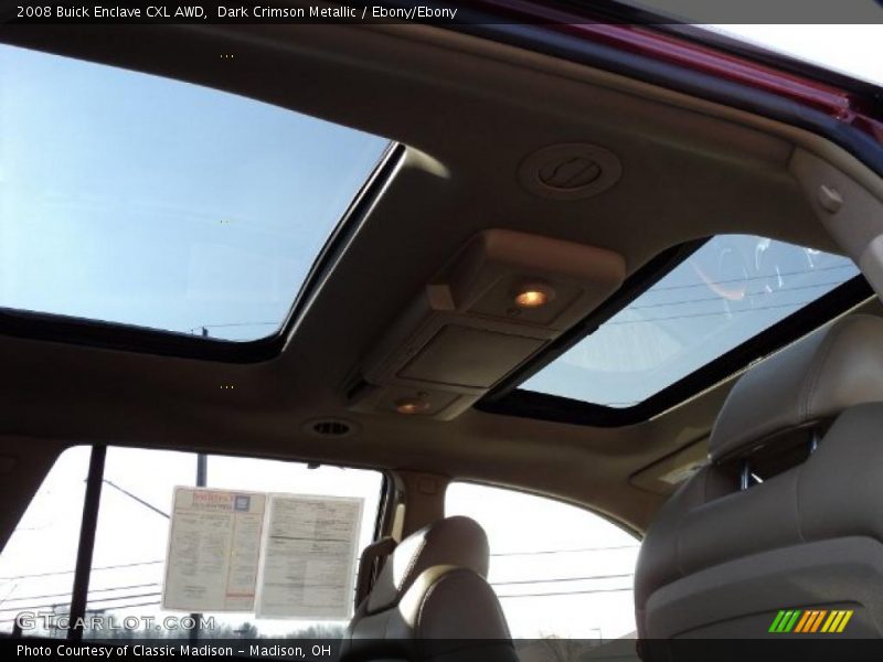 Dark Crimson Metallic / Ebony/Ebony 2008 Buick Enclave CXL AWD