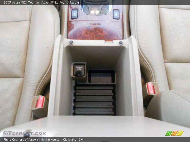 Aspen White Pearl / Saddle 2005 Acura MDX Touring