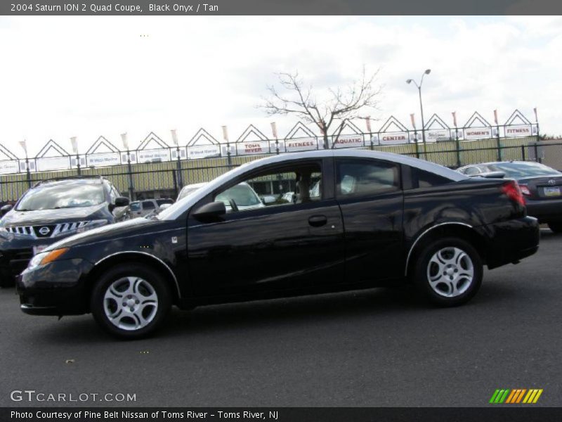 Black Onyx / Tan 2004 Saturn ION 2 Quad Coupe