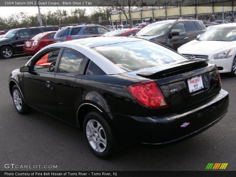 Black Onyx / Tan 2004 Saturn ION 2 Quad Coupe