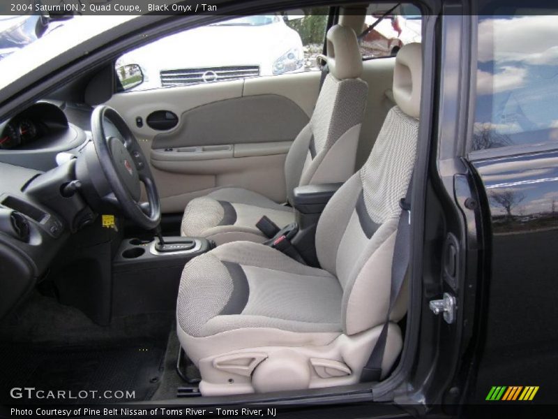 Black Onyx / Tan 2004 Saturn ION 2 Quad Coupe