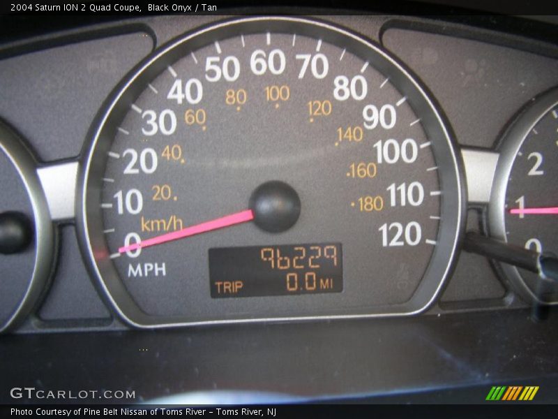 Black Onyx / Tan 2004 Saturn ION 2 Quad Coupe