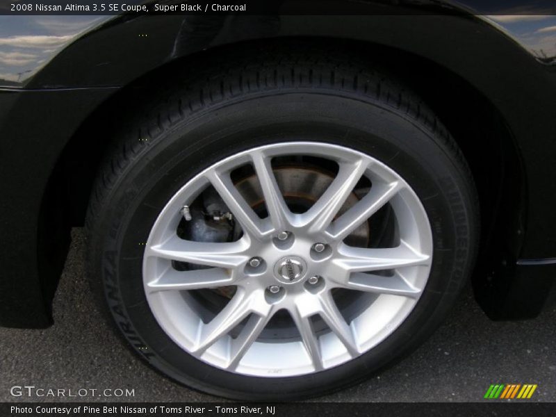 Super Black / Charcoal 2008 Nissan Altima 3.5 SE Coupe