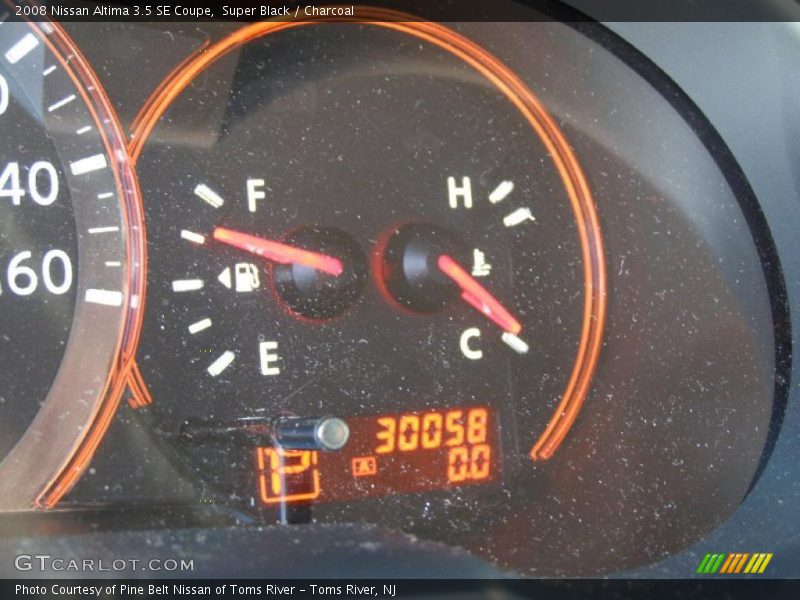 Super Black / Charcoal 2008 Nissan Altima 3.5 SE Coupe