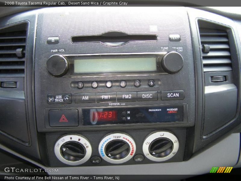 Desert Sand Mica / Graphite Gray 2008 Toyota Tacoma Regular Cab