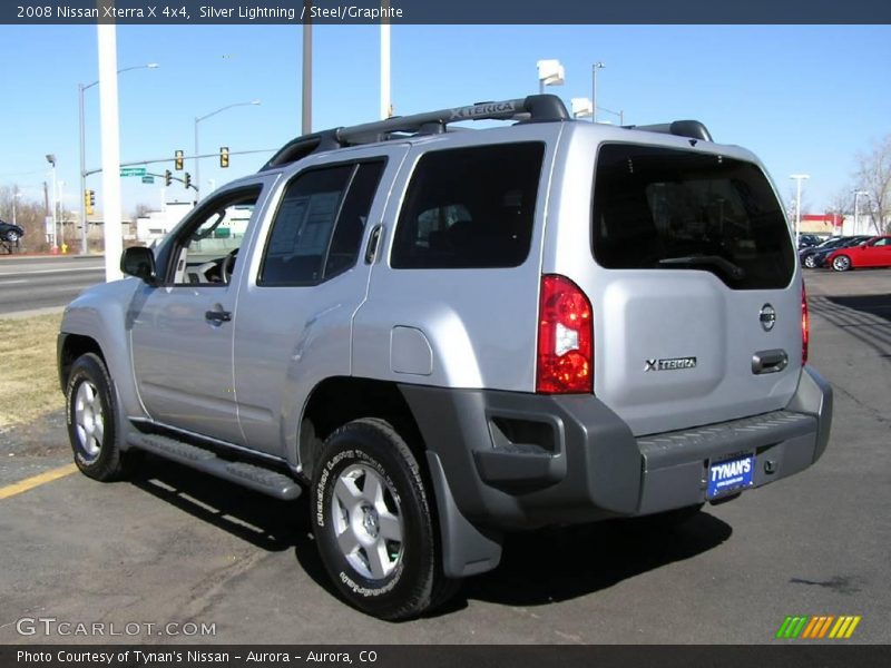 Silver Lightning / Steel/Graphite 2008 Nissan Xterra X 4x4