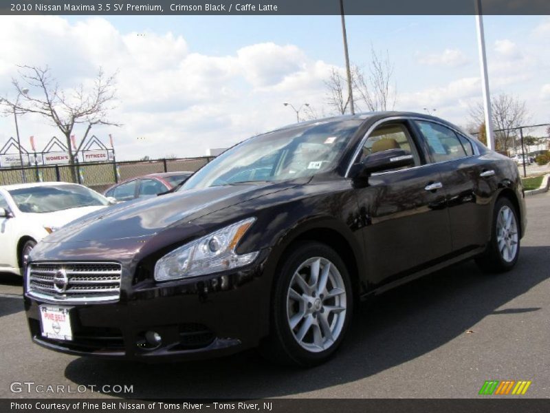 Crimson Black / Caffe Latte 2010 Nissan Maxima 3.5 SV Premium