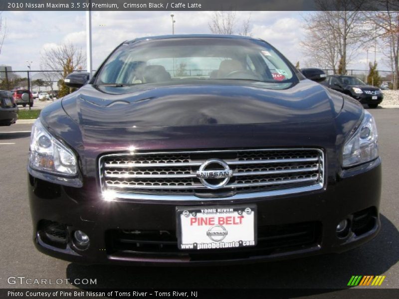 Crimson Black / Caffe Latte 2010 Nissan Maxima 3.5 SV Premium
