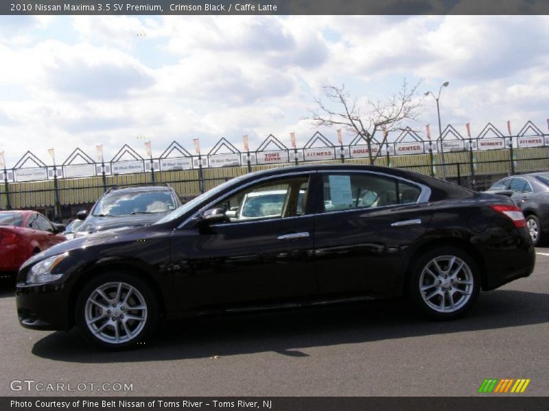 Crimson Black / Caffe Latte 2010 Nissan Maxima 3.5 SV Premium
