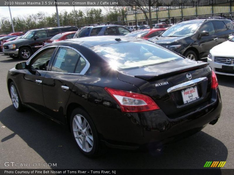 Crimson Black / Caffe Latte 2010 Nissan Maxima 3.5 SV Premium