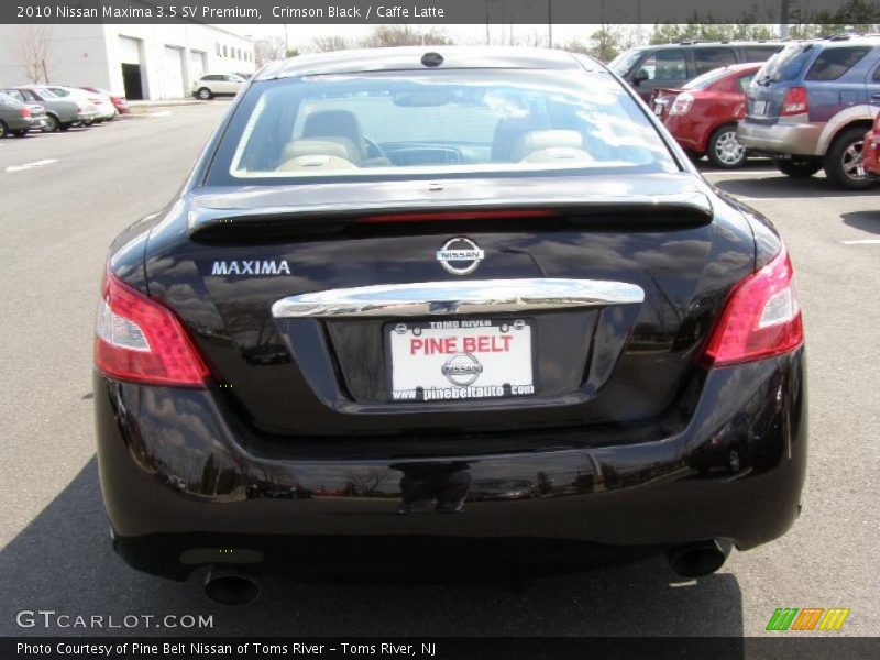 Crimson Black / Caffe Latte 2010 Nissan Maxima 3.5 SV Premium