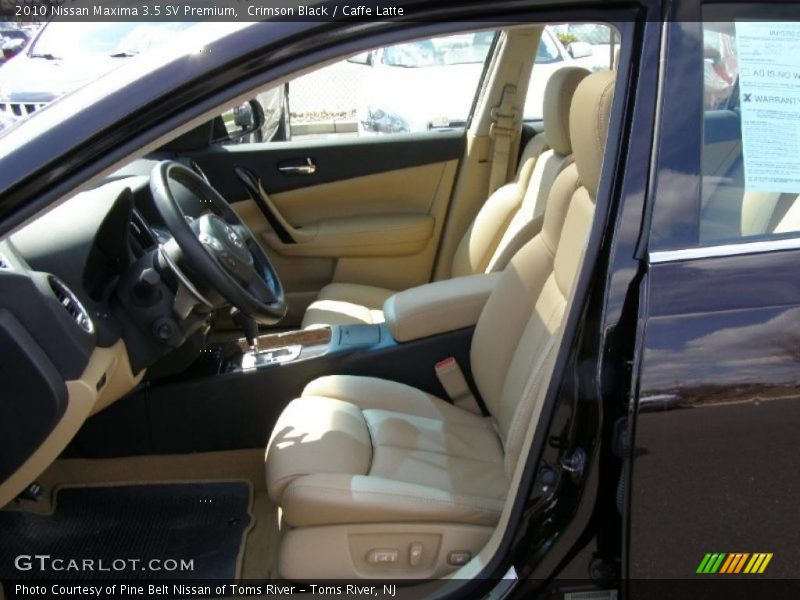 Crimson Black / Caffe Latte 2010 Nissan Maxima 3.5 SV Premium