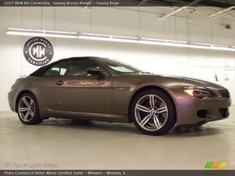 Sepang Bronze Metallic / Sepang Beige 2007 BMW M6 Convertible