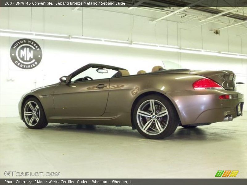 Sepang Bronze Metallic / Sepang Beige 2007 BMW M6 Convertible