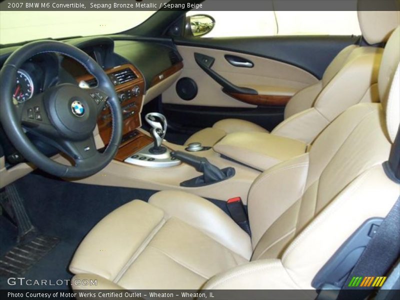 Sepang Bronze Metallic / Sepang Beige 2007 BMW M6 Convertible