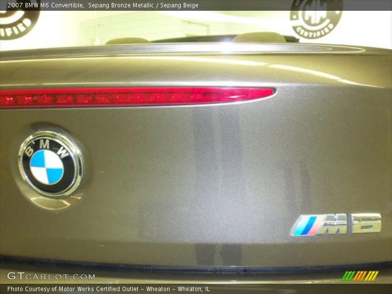 Sepang Bronze Metallic / Sepang Beige 2007 BMW M6 Convertible