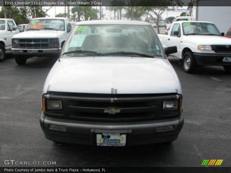 Silver Metallic / Gray 1995 Chevrolet S10 LS Regular Cab