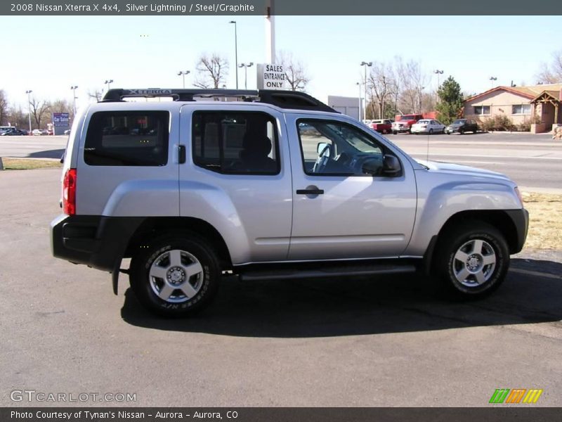 Silver Lightning / Steel/Graphite 2008 Nissan Xterra X 4x4