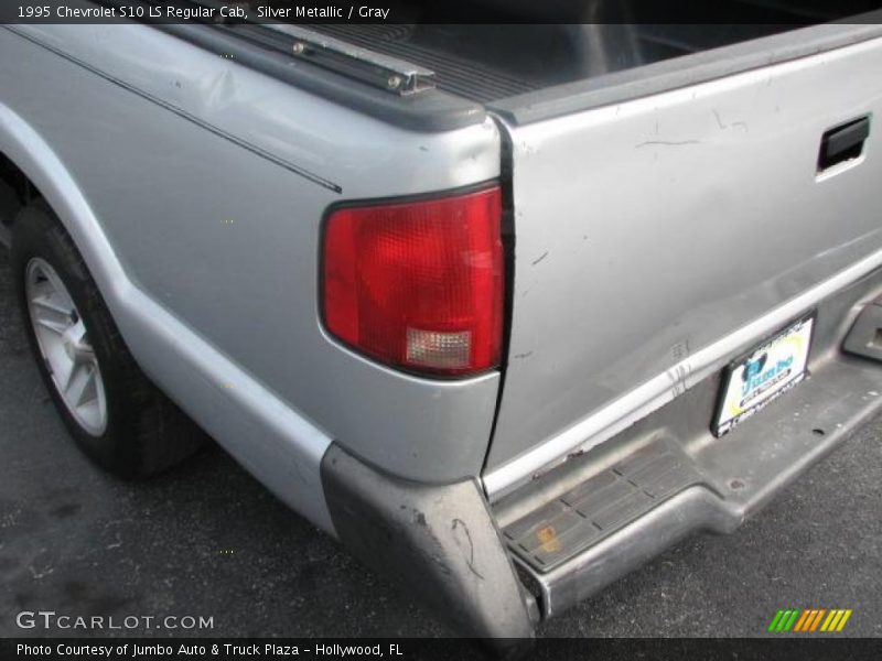 Silver Metallic / Gray 1995 Chevrolet S10 LS Regular Cab