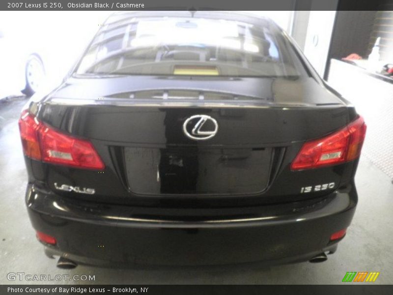 Obsidian Black / Cashmere 2007 Lexus IS 250