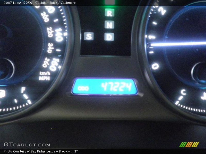 Obsidian Black / Cashmere 2007 Lexus IS 250