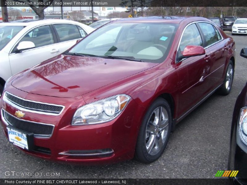 Red Jewel Tintcoat / Titanium 2011 Chevrolet Malibu LT