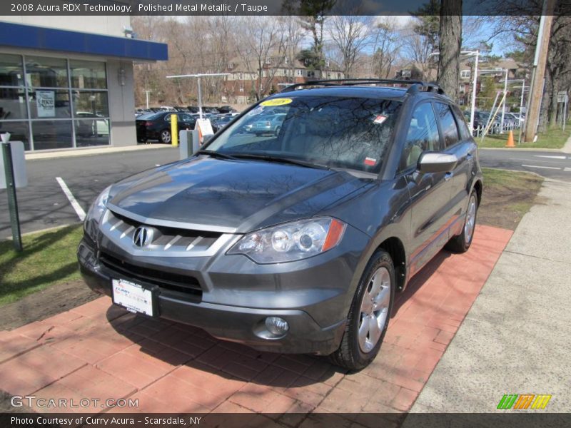 Polished Metal Metallic / Taupe 2008 Acura RDX Technology