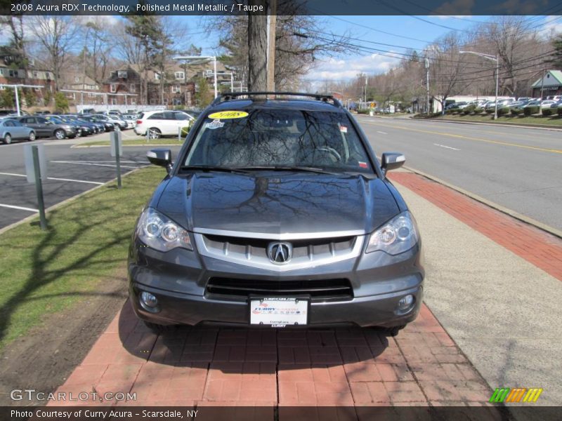 Polished Metal Metallic / Taupe 2008 Acura RDX Technology