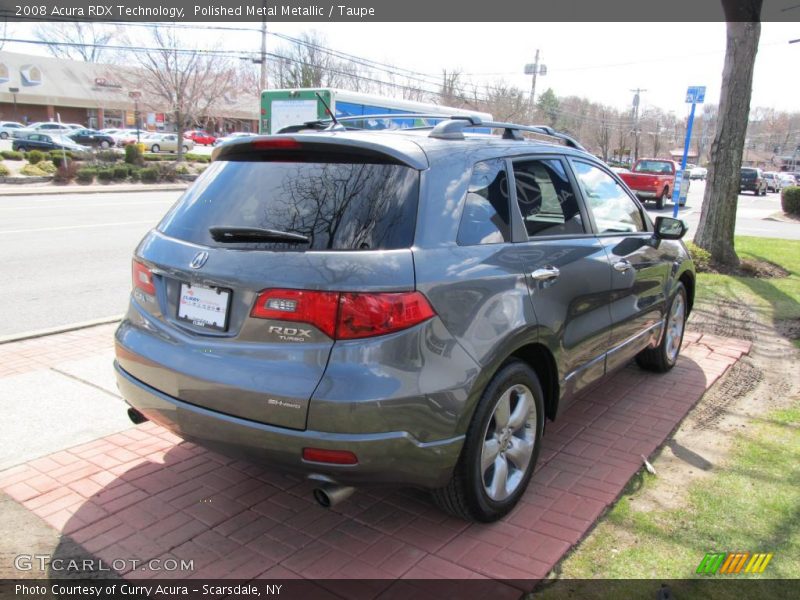 Polished Metal Metallic / Taupe 2008 Acura RDX Technology