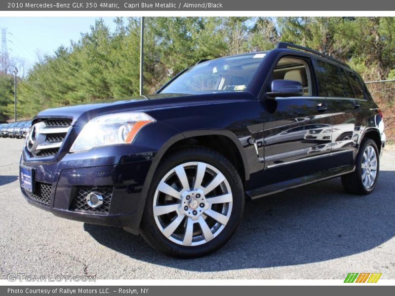 Capri Blue Metallic / Almond/Black 2010 Mercedes-Benz GLK 350 4Matic