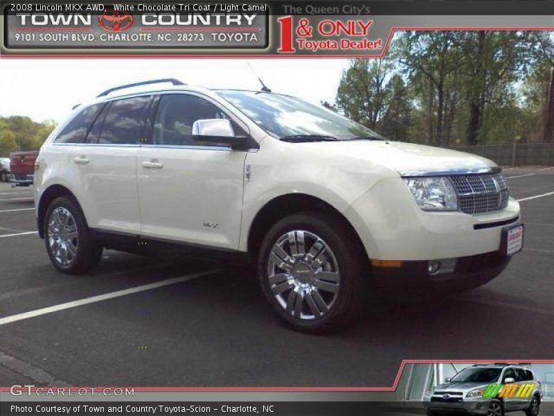 White Chocolate Tri Coat / Light Camel 2008 Lincoln MKX AWD