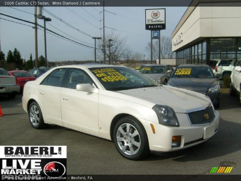 White Diamond / Cashmere 2006 Cadillac CTS Sedan