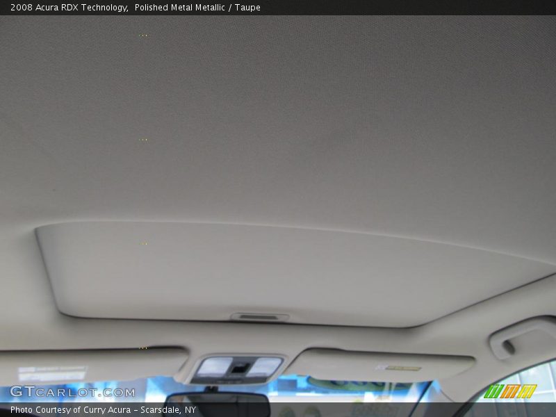 Polished Metal Metallic / Taupe 2008 Acura RDX Technology